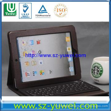 Brown Bluetooth Backlit Keyboard iPad With Leather Case